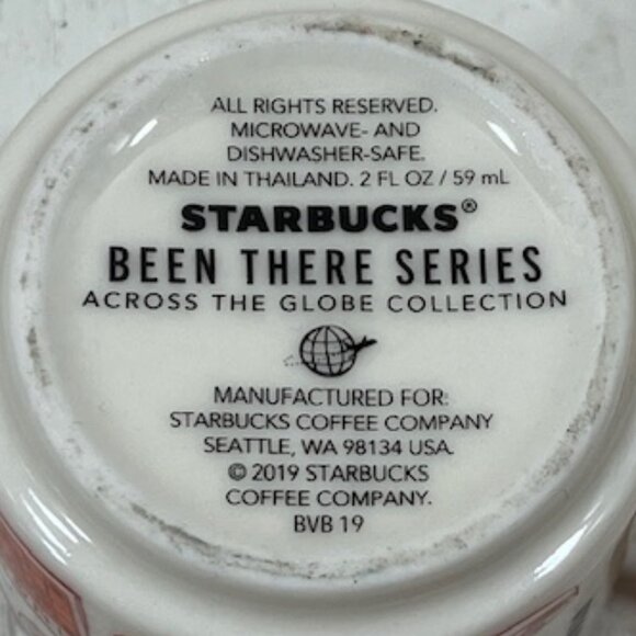 Starbucks Been There Series Las Vegas Espresso Ceramic Cup Mug Ornament, 2 Oz - Picture 10 of 10